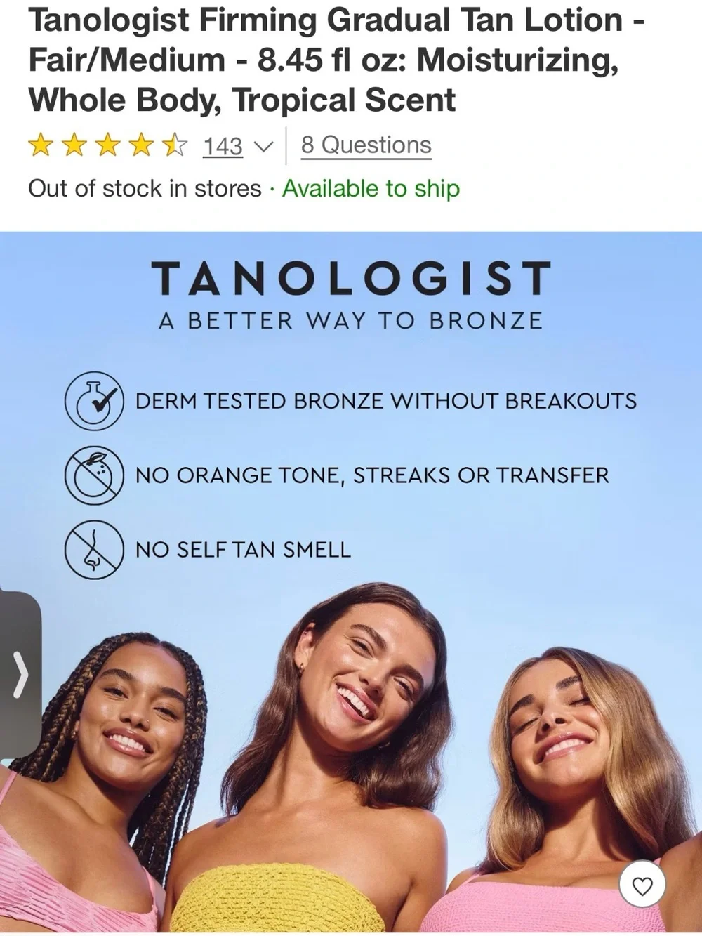 Tanologist Daily Glow Body Lotion - Light to Medium - Blue